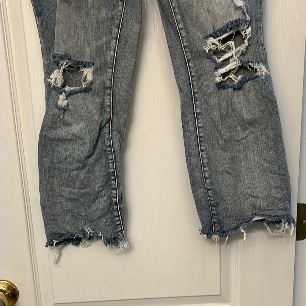 Blue Boyfriend Jeans with Relaxed Fit - Picture 3 of 3